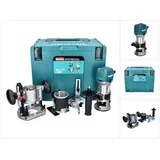 Makita RT0702CX2J Elektro-Einhandfräse inkl. MAKPAC + Zubehör