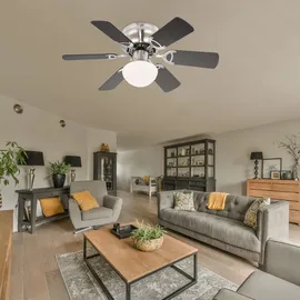 ETC Shop Deckenventilator 0 cm Holz