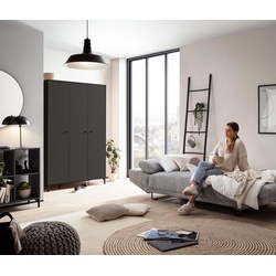 Tchibo - Schrank »Smash« - 119x60x191cm - anthrazit - Holz / Metall / Kunststoff