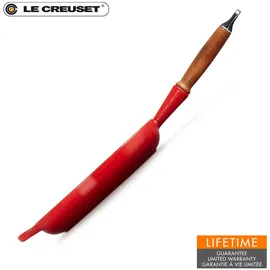 Le Creuset Signature Sautépfanne 28 cm kirschrot mit Holzgriff