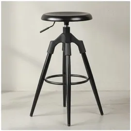 KADIMA DESIGN Barhocker Tiber 53 x 53 x 80 cm Schwarz