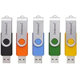 Intenso Office Line 5x 32GB USB Stick 3.2 Multipack x5 bunt
