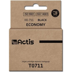 Actis KE-711 – Kompatibel – Tinte auf Farbstoffbasis – Schwarz – Epson – Einzelpackung (BK), Druckerpatrone
