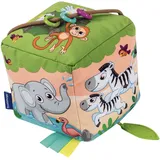 Ravensburger 4859 - play+ Motorik-Musik-Spiel-Würfel: Wilde Tiere