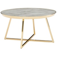 KADIMA DESIGN Couchtisch OGGLIO: Verspiegelte Tischplatte, glänzendes Metallgestell, 76x76x41 cm, Spiegelglas/Stahl.