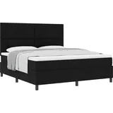 vidaXL Boxspringbett 180 x 200 cm Schwarz