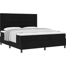 vidaXL Boxspringbett 180 x 200 cm Schwarz