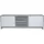 Hti-Living Thekla 12037 Lowboard 120 x 30 x 37,5 cm Grau/Weiß Spanplatte