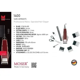 MOSER ProfiLine 1400-0278