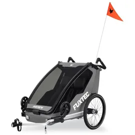 FUXTEC Fahrradanhänger Sportfux grau