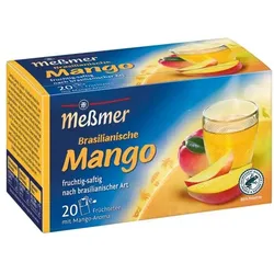 Meßmer Früchtetee Brasilianische Mango 20 Stück Tassenportion