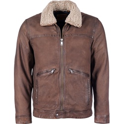 Mustang Chicago, Lederjacke - Braun - M