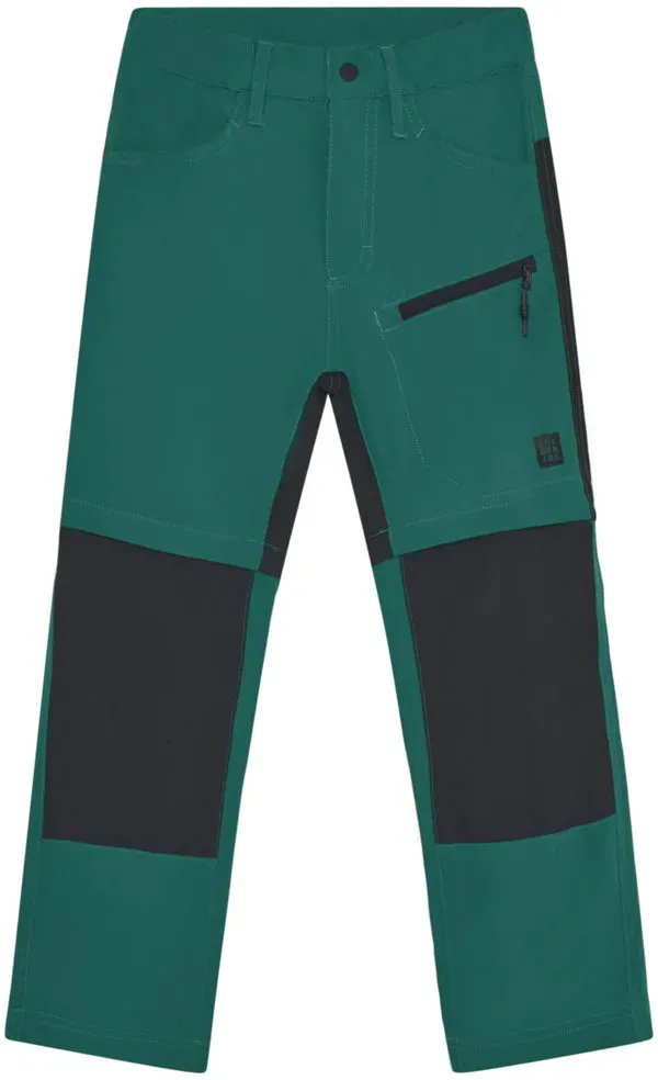 ColorKids Stretch Zip Off Hose Kinder - grün-9917 / 152