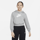 Nike Sportswear Club Fleece Kurz-Hoodie für ältere Kinder (Mädchen) - Grau, XS