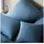 ELEGANTE Bettwäsche Cord Gestreift Blau 40 x 80 cm