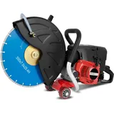 Eberth Benzin Trennschleifer Motorflex 350mm Trennscheibe 2-Takt Motor mit 3 kW