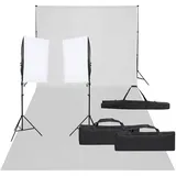vidaXL Fotostudio-Set mit Beleuchtung und Hintergrund