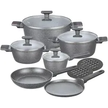 Klausberg Topf-Set 12-tlg. Suppentopf + weitere Töpfe