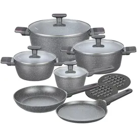 Klausberg Topf-Set 12-tlg. Suppentopf + weitere Töpfe