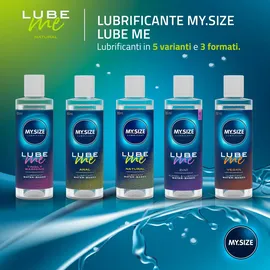 MY.SIZE Lube Me Premium Gleitgel Natural 100 ml I Gleitmittel natürlich & geruchsneutral I Wasserbasierte Gleitgele I Lubricant Gel für Toys & Latexkondome geeignet I water based lubrication