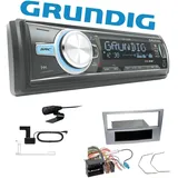 Grundig 1 DIN Autoradio Bluetooth DAB+USB AUX für Opel Corsa D matt chrom