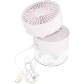 AccuCell USB Tischventilator 0 cm Tischventilator Weiß