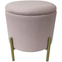 Echtwerk Hocker mit Stauraum 36 x 40 x 36 cm Rosa