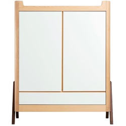 Gaia Baby Hera Kleiderschrank, Farbe: Nature/Walnut
