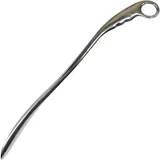 Schuhlöffel Lang Langer Griff Aus Hochwertiger Aluminiumlegierung Schuhanzieher, Heimgebrauch Bequem Zu Halten Shoehorn, Stabil Und Glatt Schuhheber (Color : Silver, S : 52 * 4.7cm)