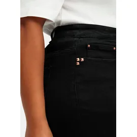 sheego SHEEGO, Damen, Gr. 112, Langgrößen, schwarz denim, 68% Baumwolle, 30% Polyester, 2% Elasthan, unifarben, lang, Jeans