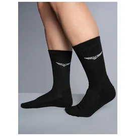 TRIGEMA Sportsocken im Doppelpack 2-Paar Schwarz 35-38