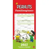 Heye Peanuts Familienplaner 2027: Kalender für Familien mit 5 Spalten. Humorvoll illustrierter Familien-Wandkalender mit Snoopy, Charlie Brown und Co.