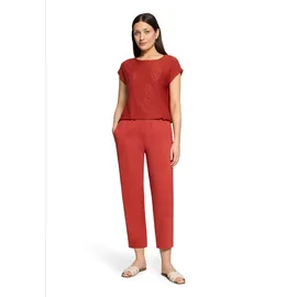 Betty & Co Casual-Hose mit elastischem Bund in dunkelrot, | Gr.: 40