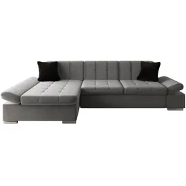 Mirjan24 Ecksofa Malwi, mit Schlaffunktion und Bettkasten, mit Regulierbare Armlehnen, L-Form 278x161 cm, Wohnzimmer, Sofas & Couches, Wohnlandschaften, Ecksofas