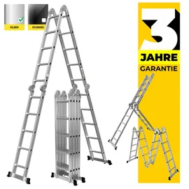 Craftfull CF-104A Gelenkleiter 20 Sprossen