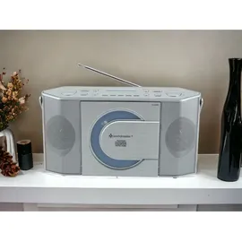 Soundmaster RCD1770SI Radio mit CD-Player digital DAB+ USB MP3 Kopfhöreranschluss Uhr