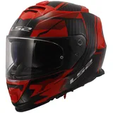 LS2 LS2, Storm II Tracker Gloss Black Red, XS