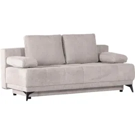 GUTMANN FACTORY Schlafsofa GUTMANN FACTORY, beige, B:195cm H:77cm T:100cm, 100% Polyester, Sofas, Schlafsofa