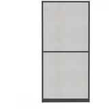 Hecht Fliegengitter mit Aluminiumrahmen 100 x 210 cm Anthrazit