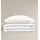 BIERBAUM Elegant uni Weiß 135 x 200 cm + 2 x 80 x 80 cm