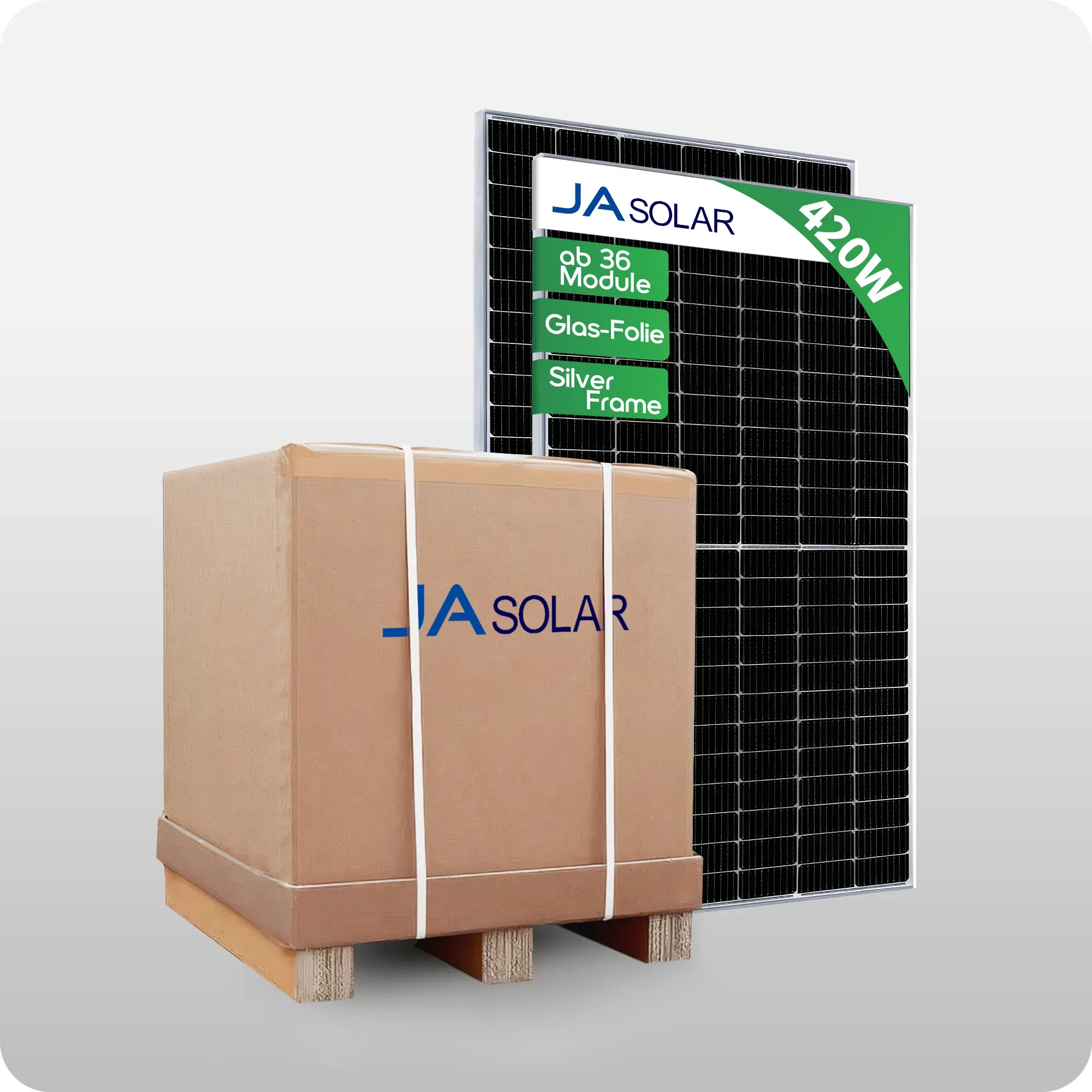 Palette JA Solar 420W / 16200Wp Silver  Frame