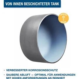 Hyundai Silent Kompressor SAC75008IC (9 bar, 8L, tragbar, ölfrei 49 dB, 750 W | 1 PS)