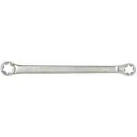 KS Tools CLASSIC TX-E-Doppel-Ringschlüssel, gekröpft, E16xE22