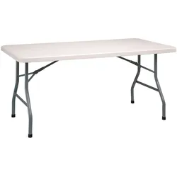 Resol garbar MAHLER Rechteckiger Klapptisch Indoor, Outdoor 152x76 Grau