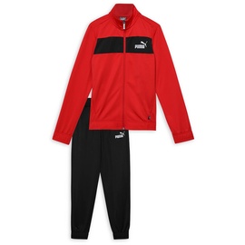Puma Boy's Poly Suit Cl B Track Suit,Rot (High Risk Red)