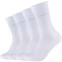 CAMANO Sneakersocken 4er Pack Weiß 39-42