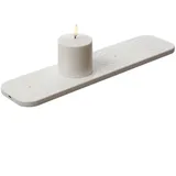 uYuni LED Kerze Uyuni 6,8 cm weiß