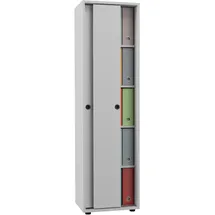 VCM Ulas Aktenschrank 49 x 38 x 168 cm weiß