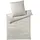 ELEGANTE Solid Mako-Satin beige 155 x 220 cm + 80 x 80 cm