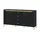 Quartier Sideboard 155,3 x 87 x 40 cm Goldgelb / Schwarz matt